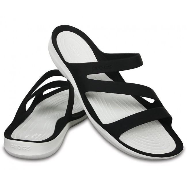 Crocs Swiftwater Female Black, White Crocs Swiftwater Female Black, White