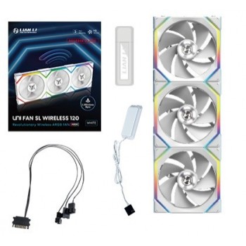 Lian Li UNI FAN SL Wireless 120 Reverse Blade Computer case 12 cm White 3 pc(s)