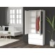 Topeshop SS-90 BIEL LUSTRO bedroom wardrobe/closet 5 shelves 2 door(s) White Topeshop SS-90 BIEL LUSTRO bedroom wardrobe/closet 5 shelves 2 door(s) White