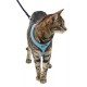 KERBL Adjustable Cat Harness with Leash 120 cm - Blue