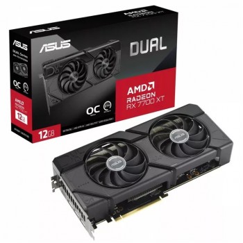 ASUS Dual -RX7700XT-O12G AMD Radeon RX 7700 XT 12 GB GDDR6