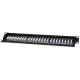 Intellinet Patch Panel, Cat5e, FTP, 24-Port, 1U, Shielded, 90 Top-Entry Punch-Down Blocks, Black Intellinet Patch Panel, Cat5e, FTP, 24-Port, 1U, Shielded, 90 Top-Entry Punch-Down Blocks, Black