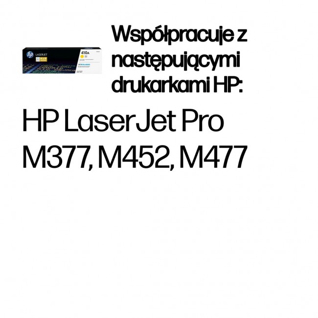 HP 410A Yellow Original LaserJet Toner Cartridge HP 410A Yellow Original LaserJet Toner Cartridge