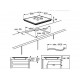 Electrolux EIV63443CT hob Black Built-in Zone induction hob 4 zone(s)