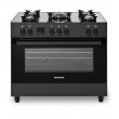 Ravanson KWGE-K90 black gas/electric cooker Ravanson KWGE-K90 black gas/electric cooker