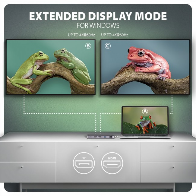 Axagon HMC-12GM2 laptop dock/port replicator Wired USB 3.2 Gen 2 (3.1 Gen 2) Type-C Grey Axagon HMC-12GM2 laptop dock/port replicator Wired USB 3.2 Gen 2 (3.1 Gen 2) Type-C Grey