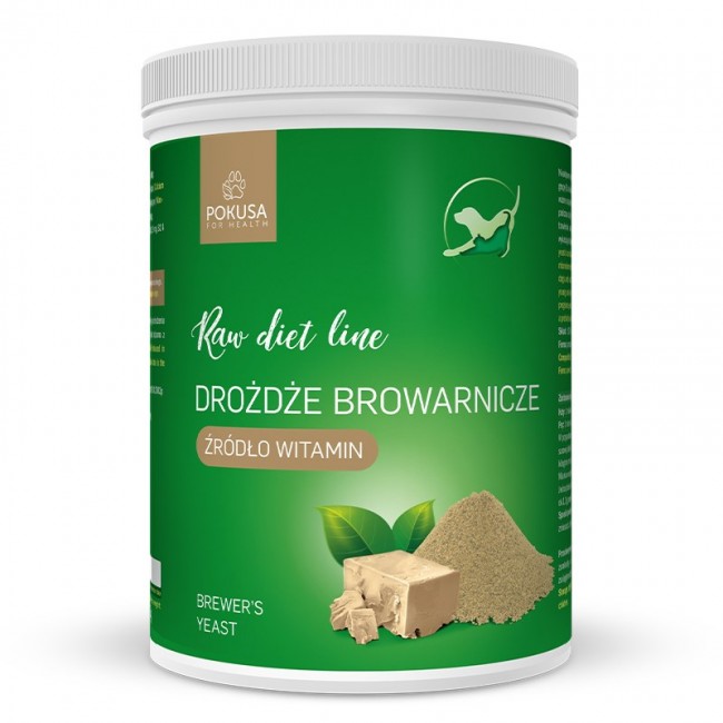 POKUSA RawDietLine Brewer's yeast - supplements for dogs and cats - 1000g POKUSA RawDietLine Brewer's yeast - supplements for dogs and cats - 1000g