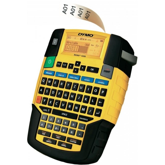 DYMO RHINO 4200 Labeler with QWERTZ Keyboard