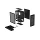 GENESIS DIAXID 605F MIDI TOWER CASE WITH USB-C WINDOW BLACK