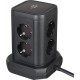 Brennenstuhl 1153560010 power extension 2 m 8 AC outlet(s) Indoor Black