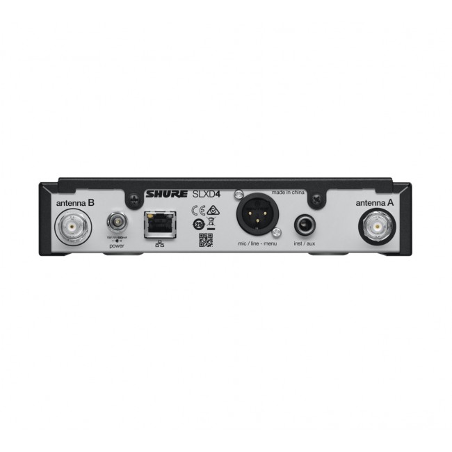 Shure SLXD4E-G59 wireless microphone receiver Desktop