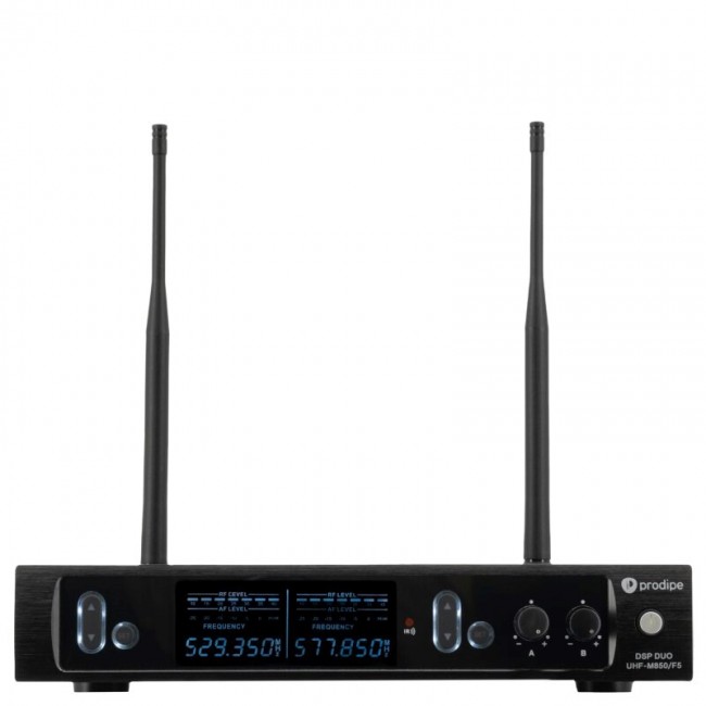 Prodipe M850 DSP Duo UHF F5 - UHF system with 2 handheld microphones Prodipe M850 DSP Duo UHF F5 - UHF system with 2 handheld microphones