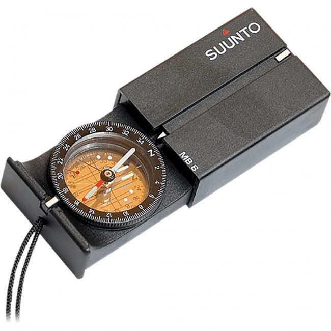 Suunto MB-6 NH Magnetic navigational compass Plastic Black