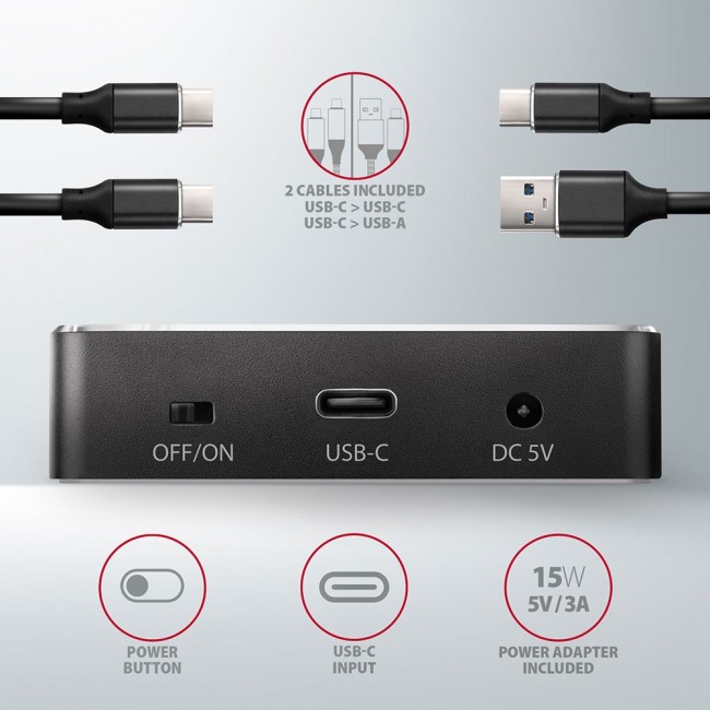 Axagon ADSA-M2C storage drive docking station USB 3.2 Gen 2 (3.1 Gen 2) Type-C Axagon ADSA-M2C storage drive docking station USB 3.2 Gen 2 (3.1 Gen 2) Type-C