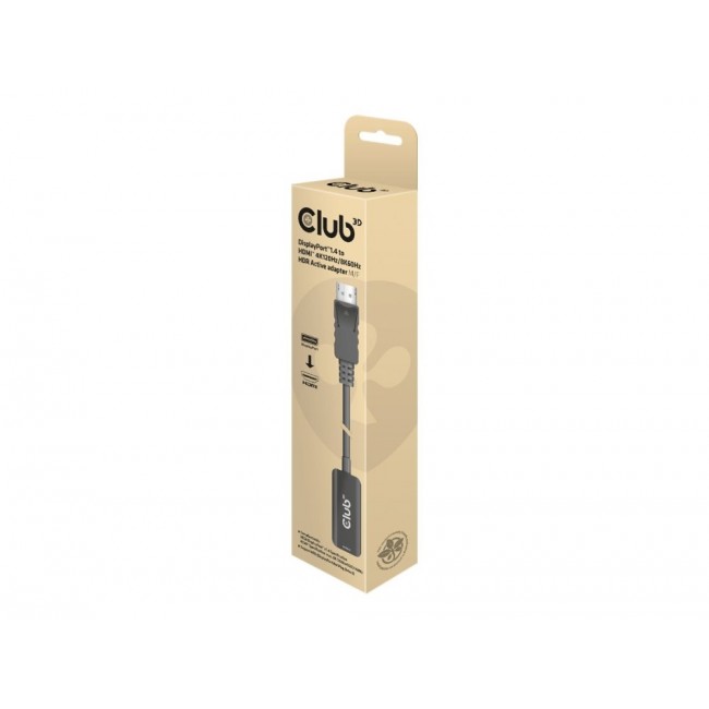 CLUB3D DisplayPort1.4 to HDMI 4K120Hz/8K60Hz HDR Active adapter M/F CLUB3D DisplayPort1.4 to HDMI 4K120Hz/8K60Hz HDR Active adapter M/F