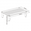 Gembird MS-TABLE-01 monitor mount / stand Black Desk