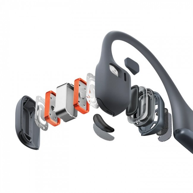 Shokz OpenRun Pro 2, czarne bone conduction headphones