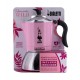 Bialetti 6586 Moka pot 0.15 L Black, Pink, Silver Bialetti 6586 Moka pot 0.15 L Black, Pink, Silver