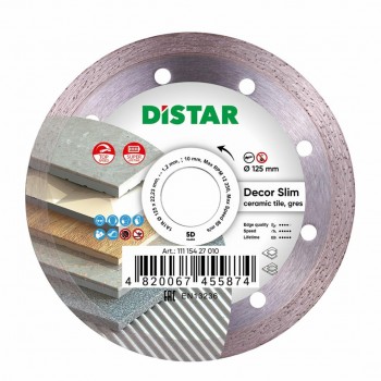 DISTAR DIAMOND BLADE D COR SLIM 125 x 1,2 x 8 x 22,23mm