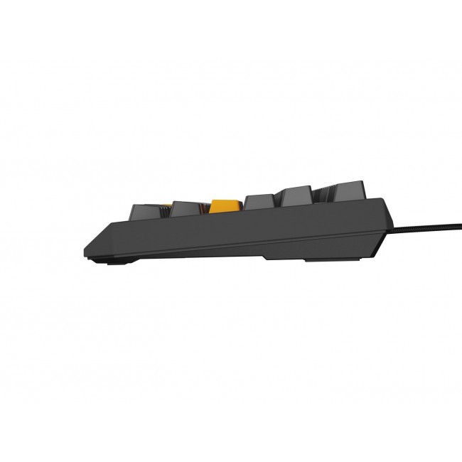 GENESIS Thor 230 TKL keyboard Gaming USB + RF Wireless + Bluetooth QWERTY Black, Grey, Orange