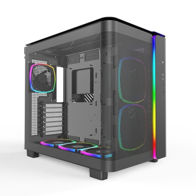 Montech KING 95 PRO Midi-Tower, Tempered Glass, ARGB - black Montech KING 95 PRO Midi-Tower, Tempered Glass, ARGB - black