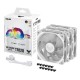ASUS TUF Gaming TR120 ARGB White 3IN1 Fan (90DA0093-B09020) ASUS TUF Gaming TR120 ARGB White 3IN1 Fan (90DA0093-B09020)