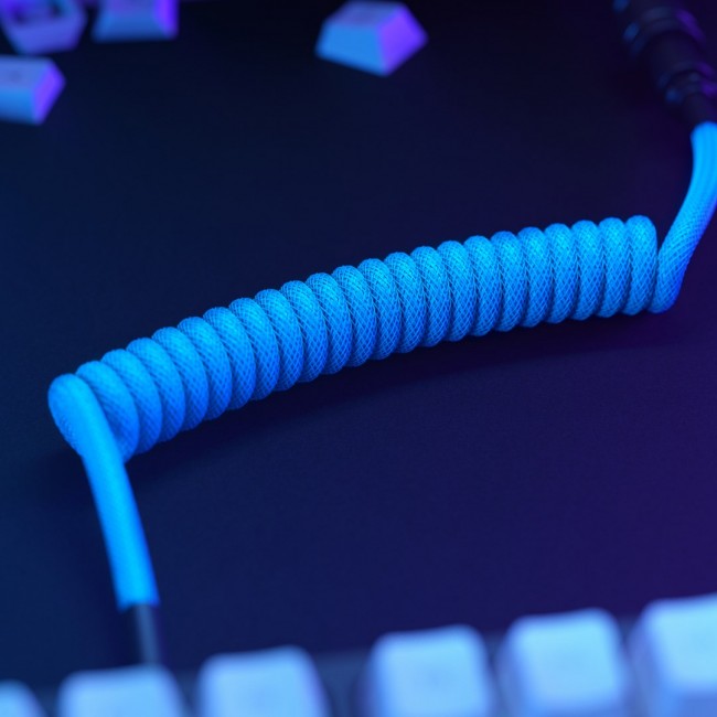 Glorious Gaming Glorious GMMK Coiled Cable Electric Blue