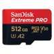 SD MicroSD Card 512GB SanDisk Extreme Pro SDXC inkl. Adapt