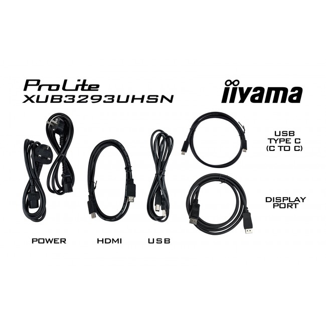 iiyama ProLite XUB3293UHSN-B5 computer monitor 80 cm (31.5 iiyama ProLite XUB3293UHSN-B5 computer monitor 80 cm (31.5