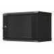 Lanberg WF03-5306-10B rack cabinet 6U Wall mounted rack Black