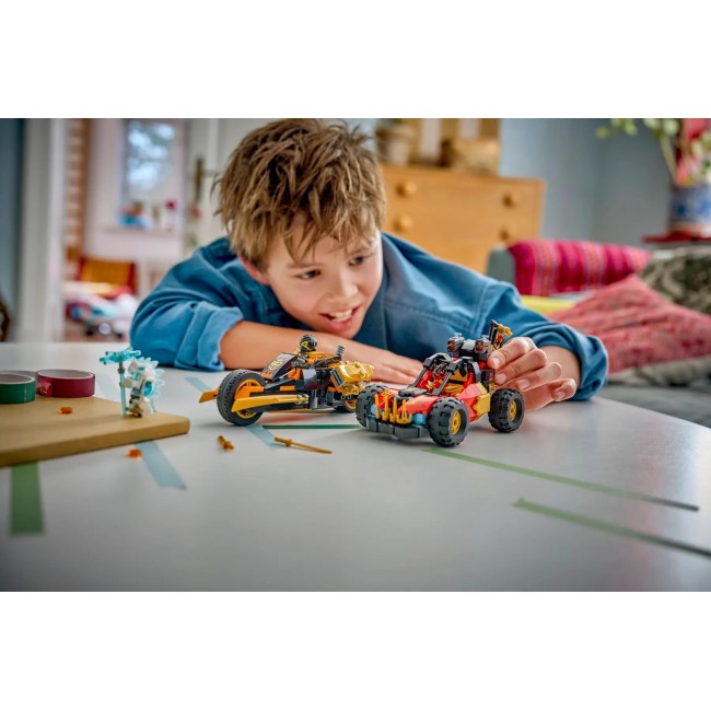 LEGO NINJAGO 71864 Kai and Cole's Combiner Vehicles