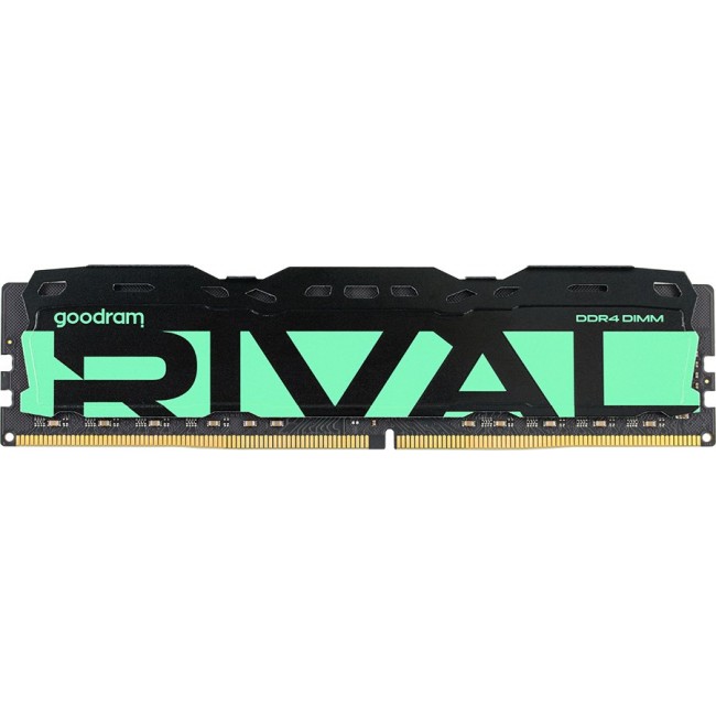 Goodram *DDR4 Rival Radiant 8GB (1* 8)/3200 CL16 Green memory module 1 x 8 GB 3200 MT/s 288-pin DIMM