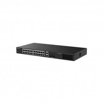 Ruijie Networks RG-ES228GS-LP network switch Managed L2 Gigabit Ethernet (10/100/1000) Power over Ethernet (PoE) Desktop Black