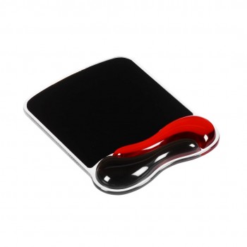 Kensington Duo Gel Mouse Pad Wrist Rest Red