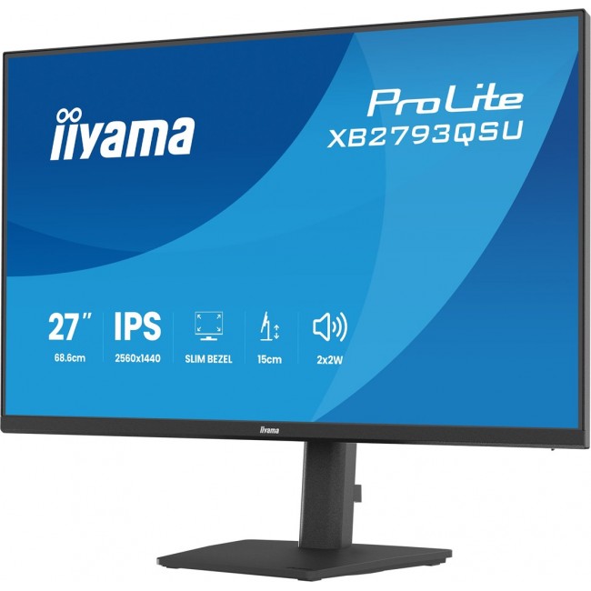 iiyama ProLite XB2793QSU-B1 computer monitor 68.6 cm (27 iiyama ProLite XB2793QSU-B1 computer monitor 68.6 cm (27