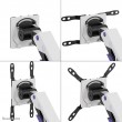 Neomounts DS70-256BL1 Gaming monitor arm 24-57 Neomounts DS70-256BL1 Gaming monitor arm 24-57