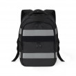 DICOTA Hi-Vis V2 backpack Rucksack Black Polyethylene terephthalate (PET), Thermoplastic polyurethane (TPU)