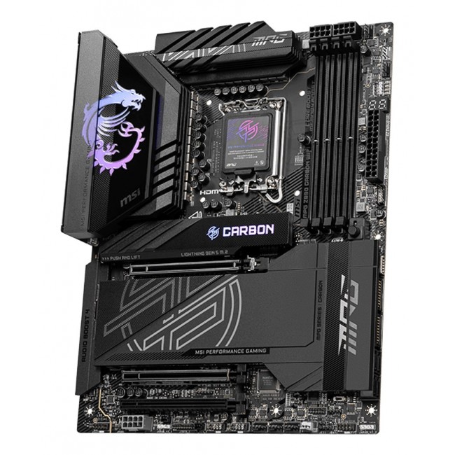 MSI MPG Z890 CARBON WIFI motherboard Intel Z890 LGA 1851 (Socket V1) ATX