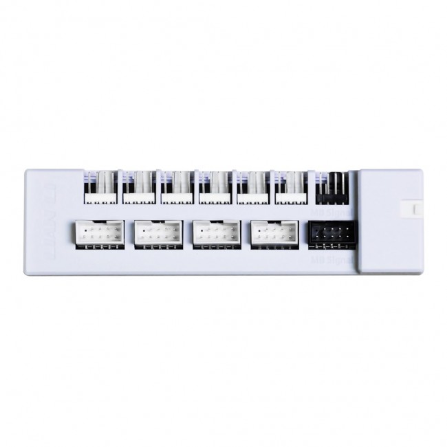 Lian Li EDGE HUB, 4x USB, 6x PWM - white