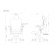 Wau 2 TPE-8 office chair, grey/black elastomer Wau 2 TPE-8 office chair, grey/black elastomer