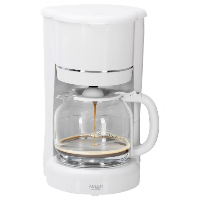 Adler AD 4383w Drip coffee maker for ground coffee 1.5 L white Adler AD 4383w Drip coffee maker for ground coffee 1.5 L white