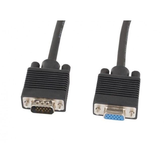 Lanberg CA-VGAC-10CC-0018-B+ VGA cable 1.8 m VGA (D-Sub) Black Lanberg CA-VGAC-10CC-0018-B+ VGA cable 1.8 m VGA (D-Sub) Black