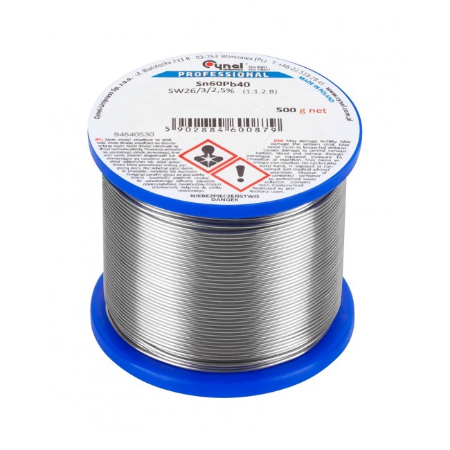 Cyna 3mm/500g Sn60Pb40 CYNEL