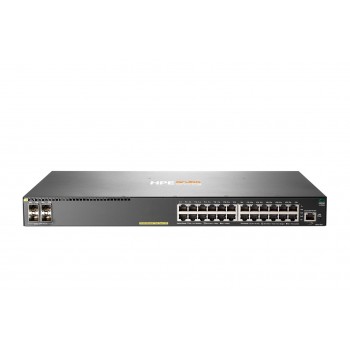 HPE Aruba Networking 2930F 24G PoE+ 4SFP+ Switch