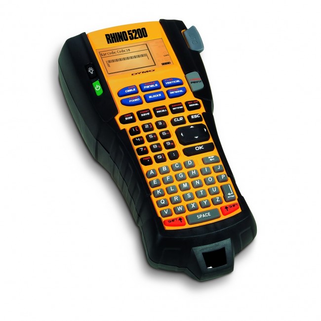 DYMO RHINO 5200 label printer Thermal transfer 180 x 180 DPI 10 mm/sec ABC DYMO RHINO 5200 label printer Thermal transfer 180 x 180 DPI 10 mm/sec ABC