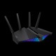 ASUS RT-AX82U wireless router Gigabit Ethernet Dual-band (2.4 GHz / 5 GHz) Black ASUS RT-AX82U wireless router Gigabit Ethernet Dual-band (2.4 GHz / 5 GHz) Black