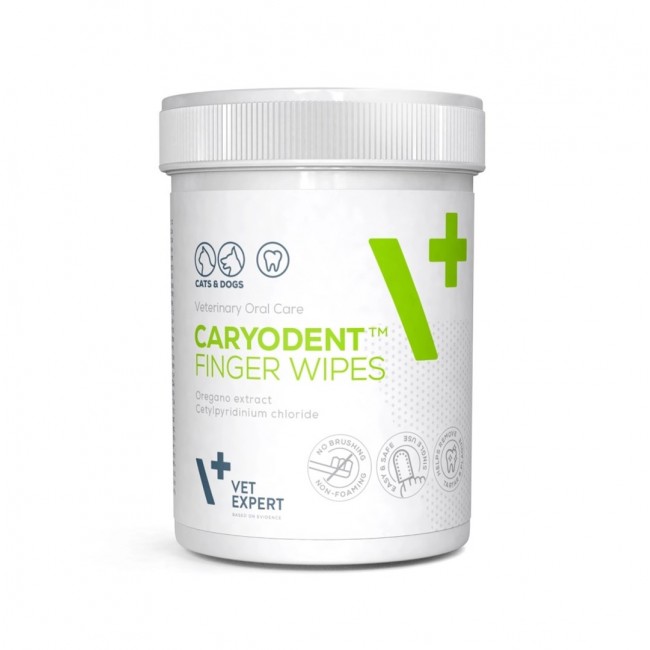 VETEXPERT Caryodent Finger Wipes - dog vitamins - 100ml