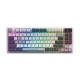 MSI FORGE GK600 TKL WIRELESS SKY keyboard Gaming USB + Bluetooth QWERTY UK English Blue, White