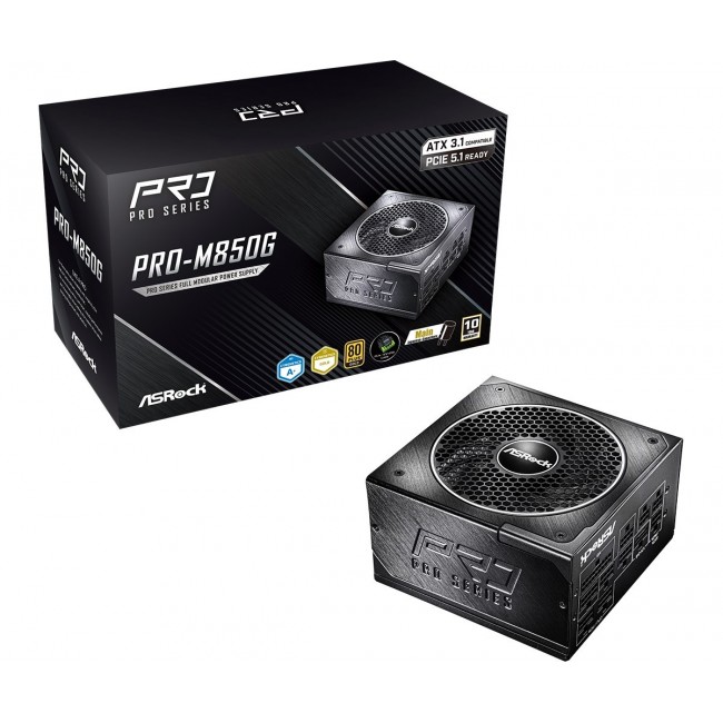Asrock PRO-M850G 850W 80 PLUS Gold power supply unit
