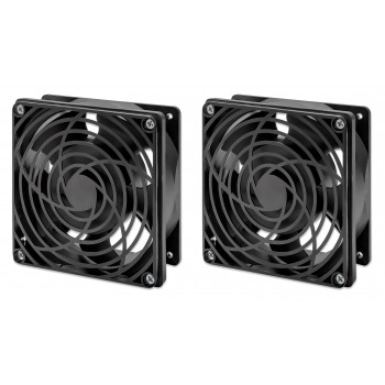 Intellinet 2-Fan Ventilation Unit for 19